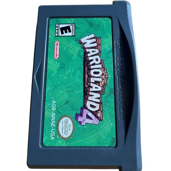 Nintendo Game Boy Advance Wario Land 4 GBA Game Cartridge Tested Authentic - Picture 3 of 3